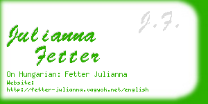 julianna fetter business card